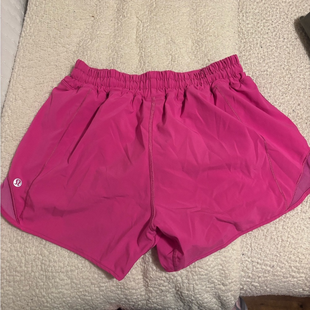 lululemon athletica Women's Vibrant Pink Athletic Shorts